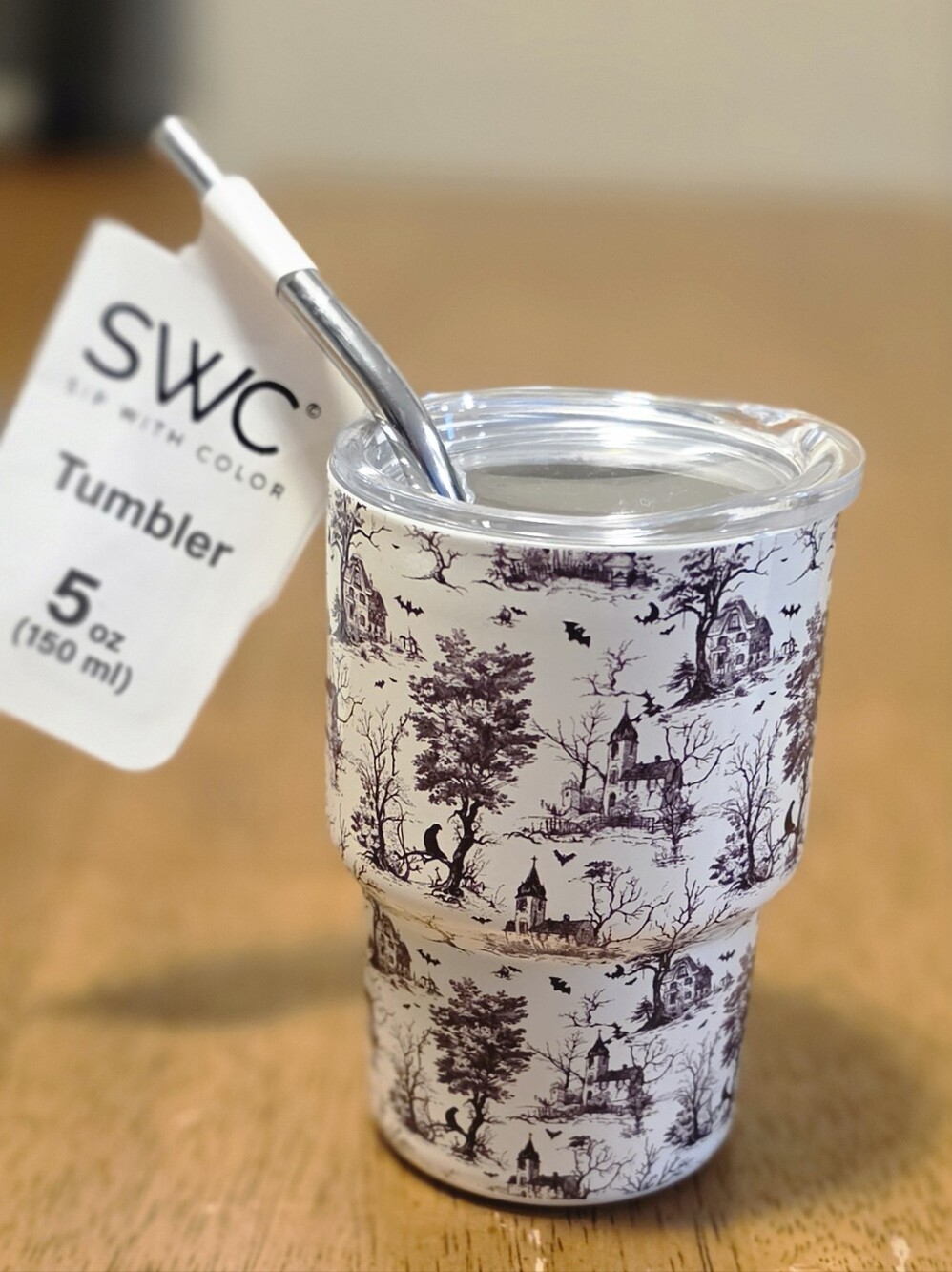 5 oz Haunted House MINI Tumbler Halloween MINI Tumbler NWT